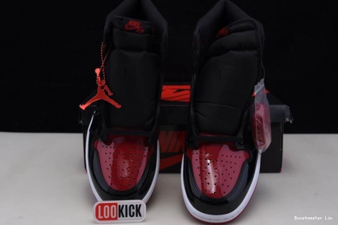 Bmlin Air High Patent Bred OG Jordan 1 555088-063 0724
